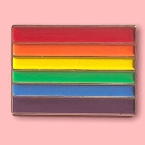 Rainbow LGBTQIA Pride Flag Enamel Pin